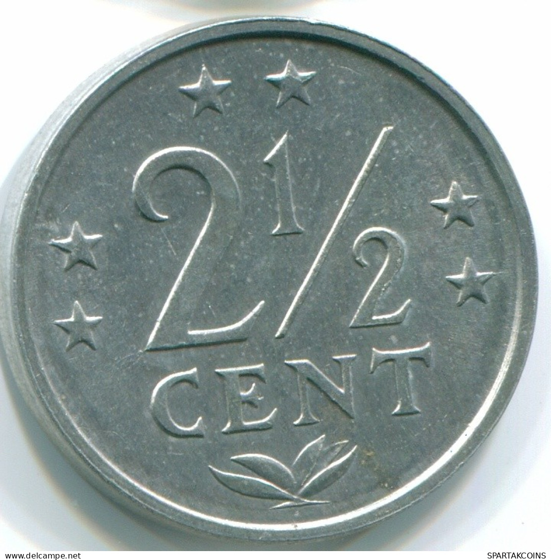 2 1/2 CENT 1979 NETHERLANDS ANTILLES Aluminium Colonial Coin #S10567.U.A - Niederländische Antillen