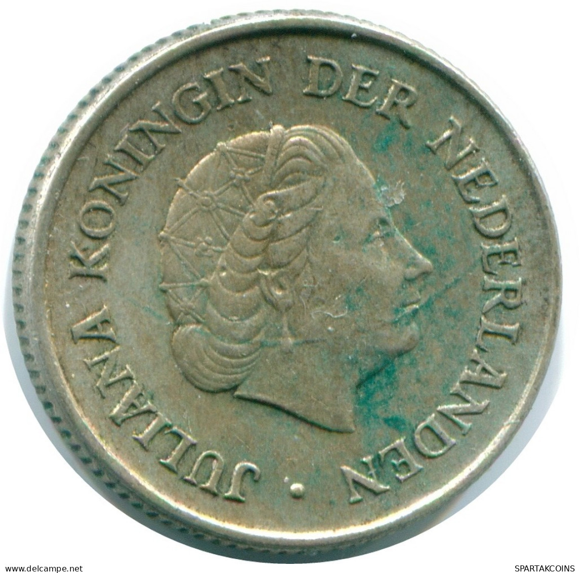 1/4 GULDEN 1970 ANTILLAS NEERLANDESAS PLATA Colonial Moneda #NL11698.4.E.A - Nederlandse Antillen