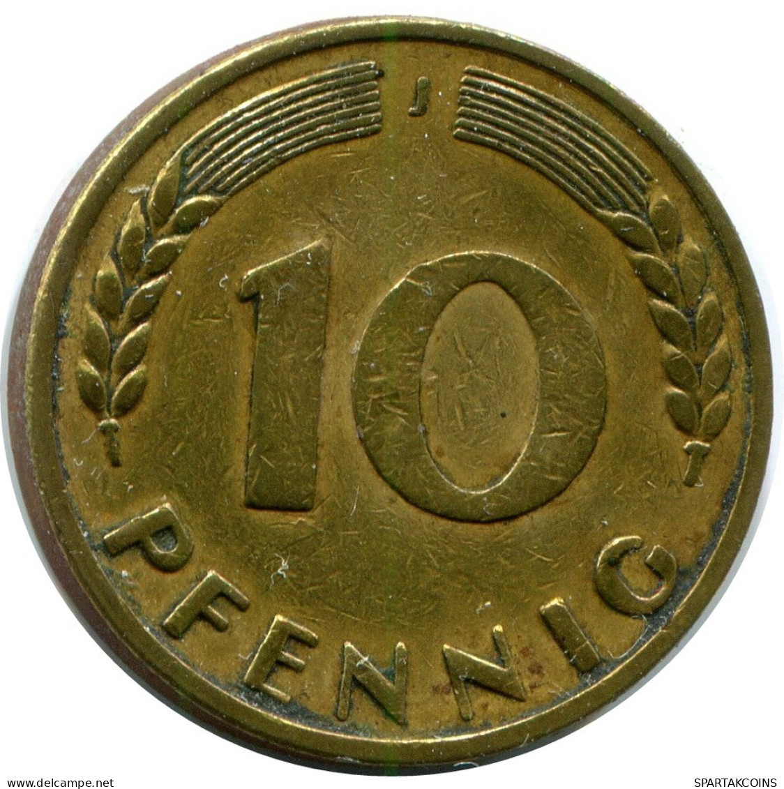 10 PFENNIG 1949 J BRD ALLEMAGNE Pièce GERMANY #DB967.F.A - 10 Pfennig