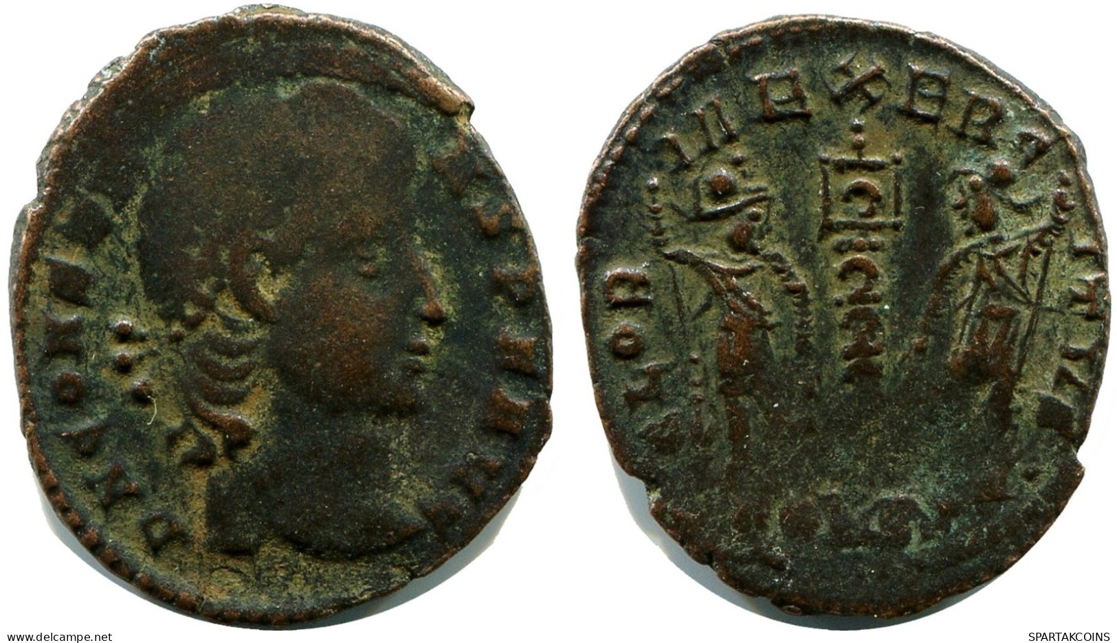 CONSTANS MINTED IN CONSTANTINOPLE FROM THE ROYAL ONTARIO MUSEUM #ANC11940.14.E.A - L'Empire Chrétien (307 à 363)