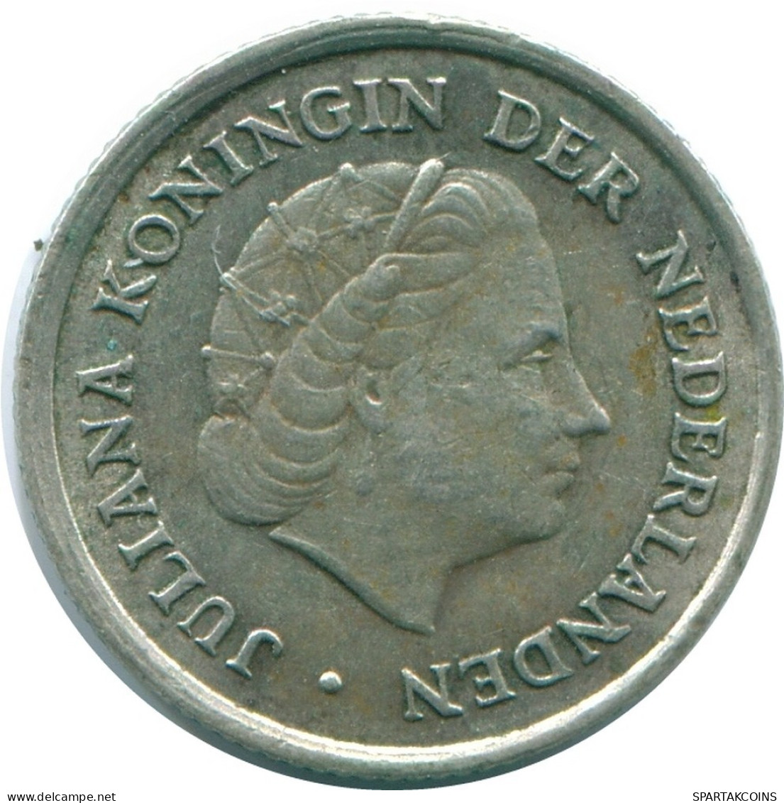 1/10 GULDEN 1970 ANTILLAS NEERLANDESAS PLATA Colonial Moneda #NL13082.3.E.A - Netherlands Antilles