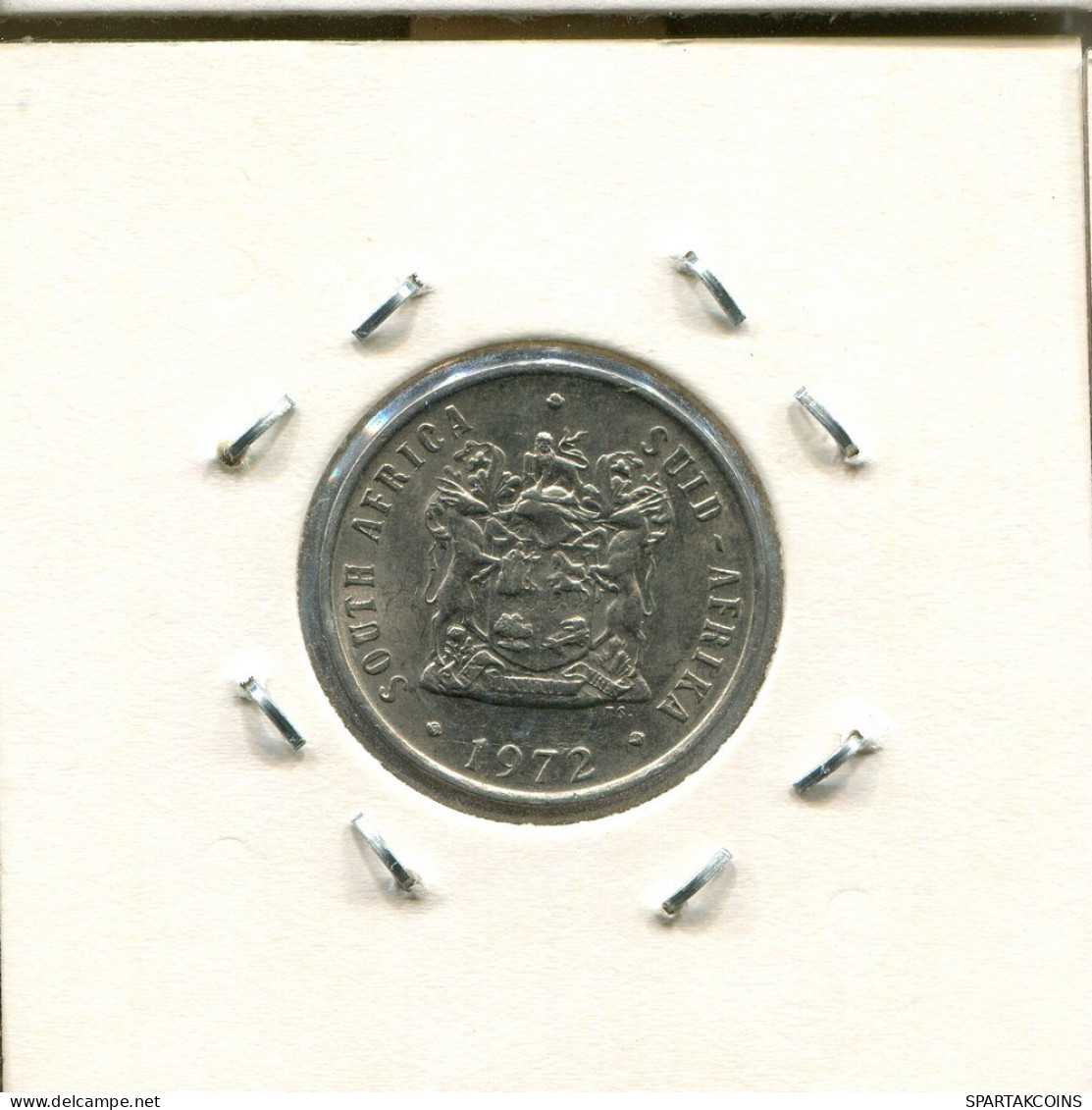 10 CENTS 1972 SUDAFRICA SOUTH AFRICA Moneda #AS282.E.A - Südafrika