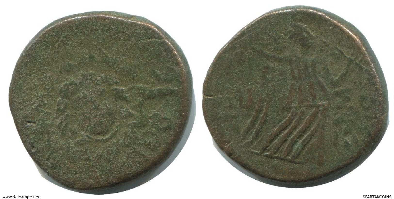 AMISOS PONTOS AEGIS WITH FACING GORGON Ancient GREEK Coin 8.5g/21mm #AF732.25.U.A - Griechische Münzen
