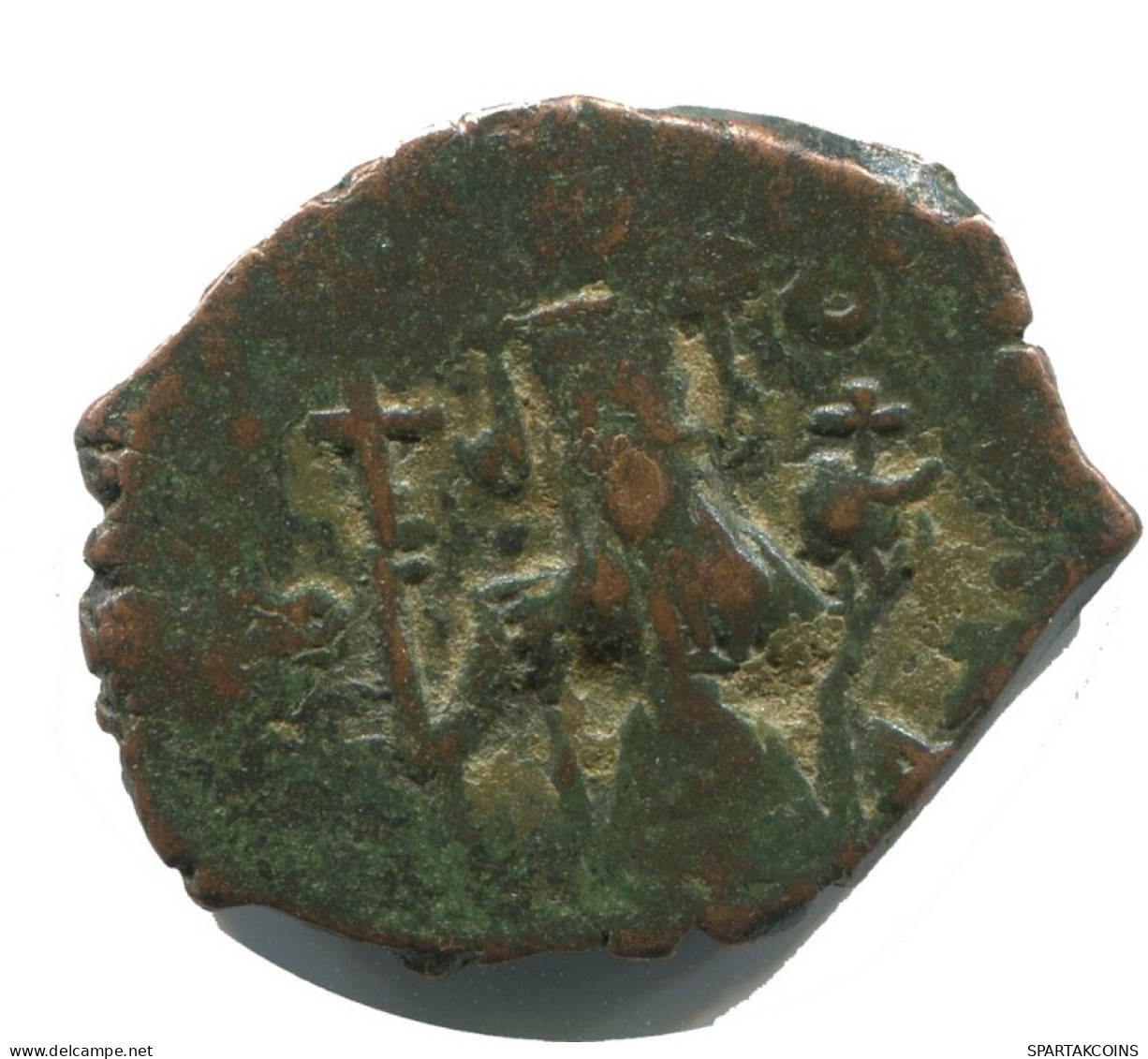 JUSTINUS I FOLLIS AUTHENTIC ORIGINAL ANCIENT BYZANTINE Coin 3g/22mm #AB388.9.U.A - Byzantine