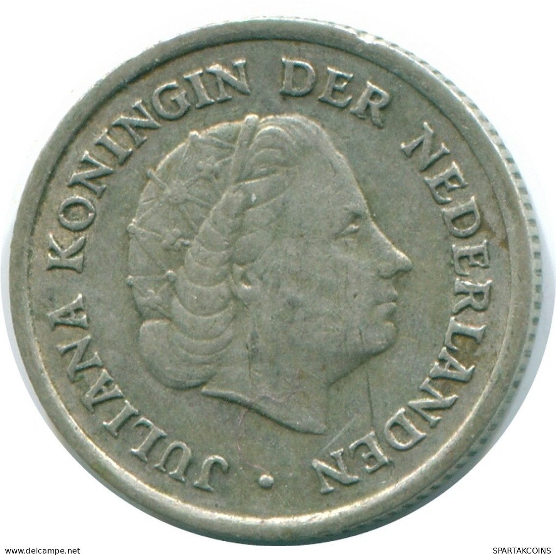 1/10 GULDEN 1966 ANTILLAS NEERLANDESAS PLATA Colonial Moneda #NL12875.3.E.A - Nederlandse Antillen