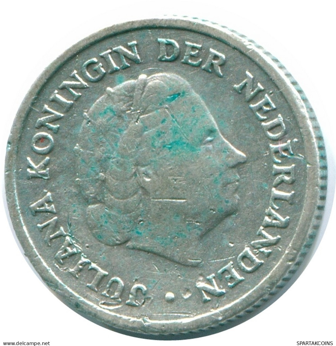 1/10 GULDEN 1954 NIEDERLÄNDISCHE ANTILLEN SILBER Koloniale Münze #NL12051.3.D.A - Nederlandse Antillen