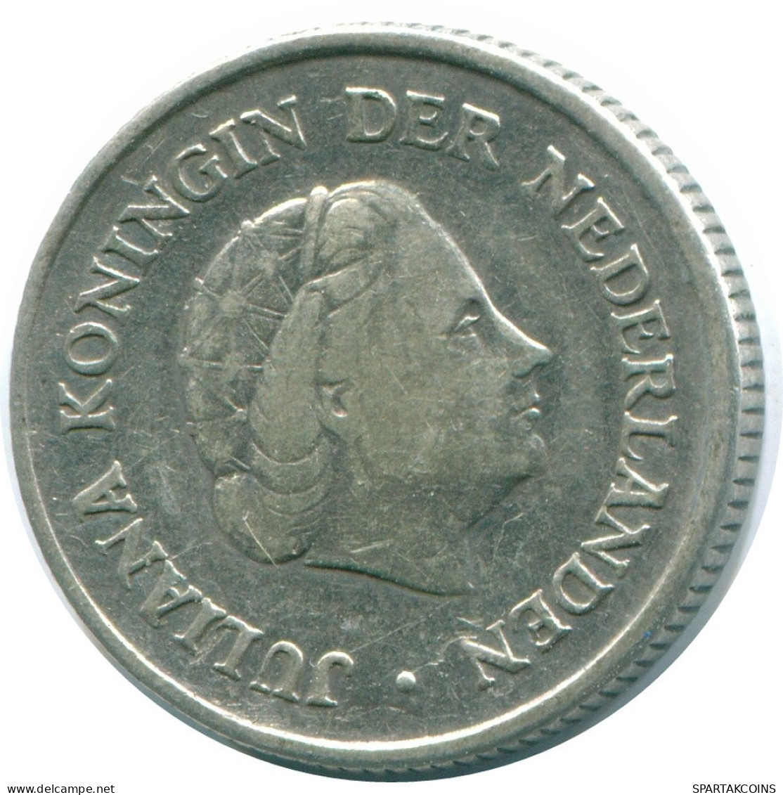 1/4 GULDEN 1962 NIEDERLÄNDISCHE ANTILLEN SILBER Koloniale Münze #NL11177.4.D.A - Netherlands Antilles
