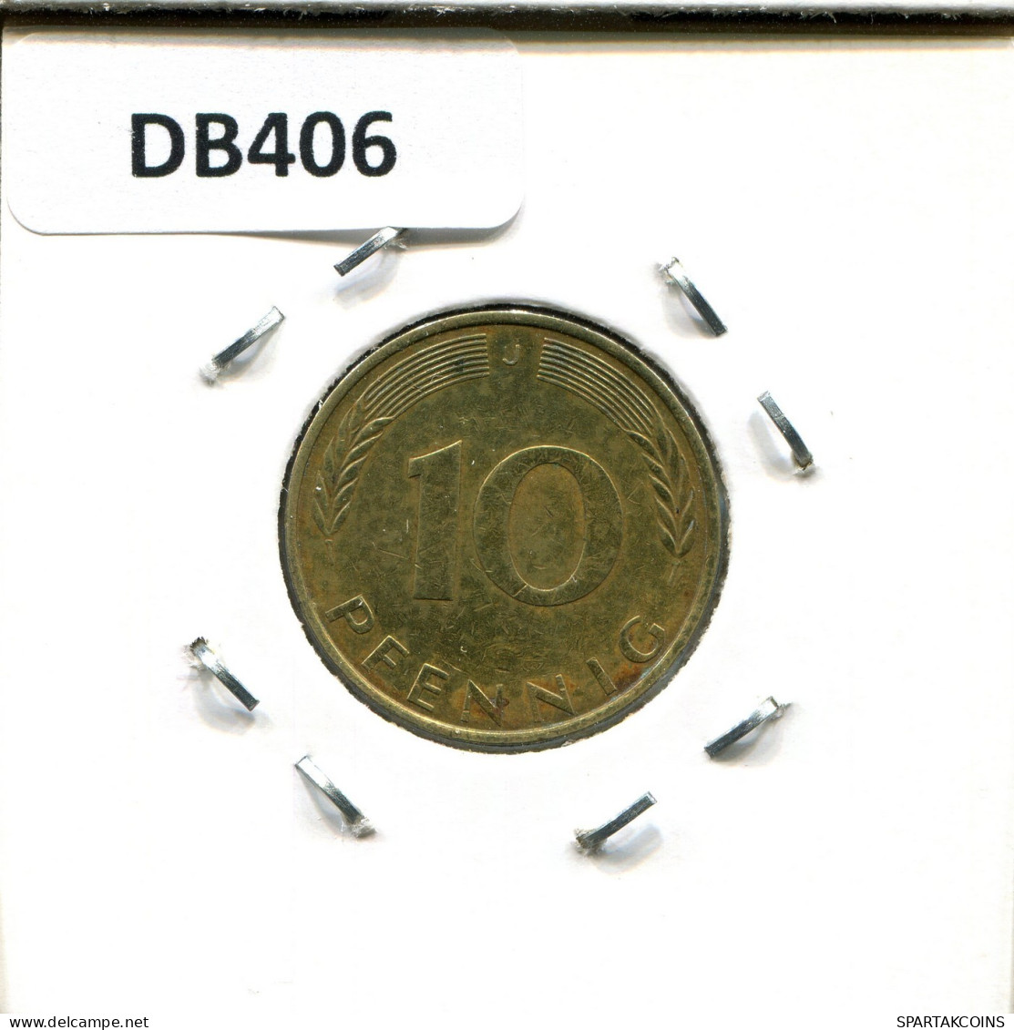 10 PFENNIG 1973 J BRD ALLEMAGNE Pièce GERMANY #DB406.F.A - 10 Pfennig