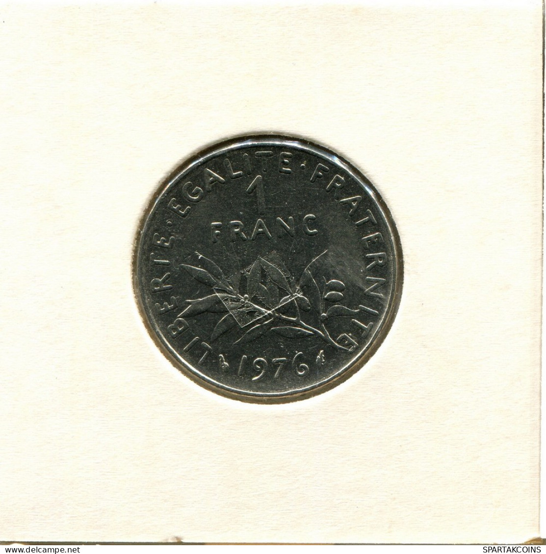 1 FRANC 1976 FRANCIA FRANCE Moneda #BB558.E.A - 1 Franc