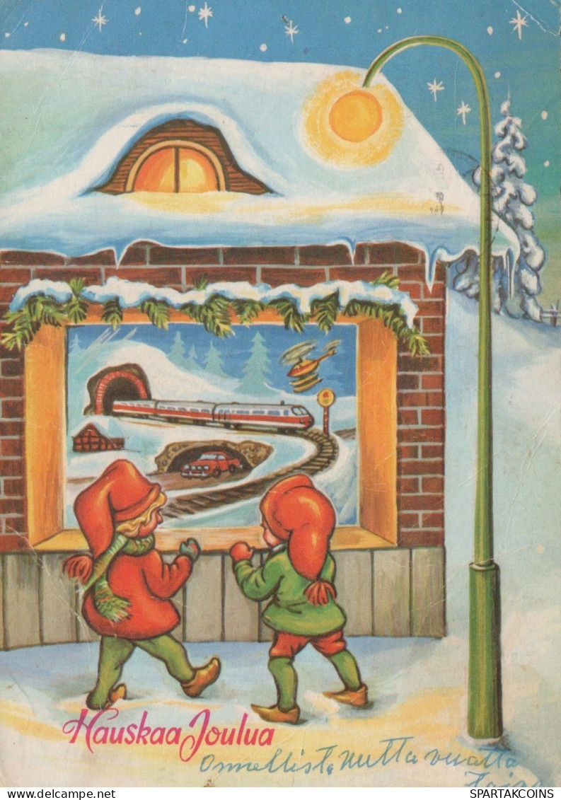 SANTA CLAUS CHRISTMAS Holidays Vintage Postcard CPSM #PAK413.A - Santa Claus