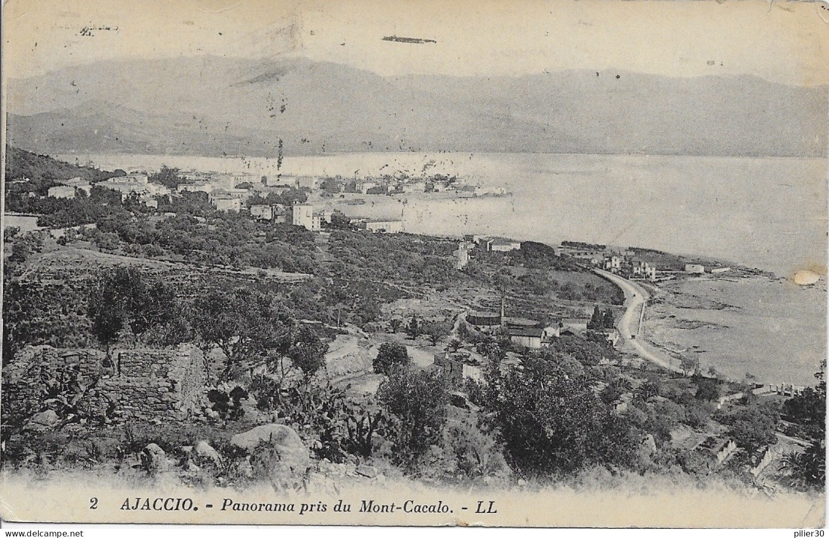 AJACCIO - PANORAMA PRIS DU MONT-CACALO - PrIx Fixe - Ajaccio