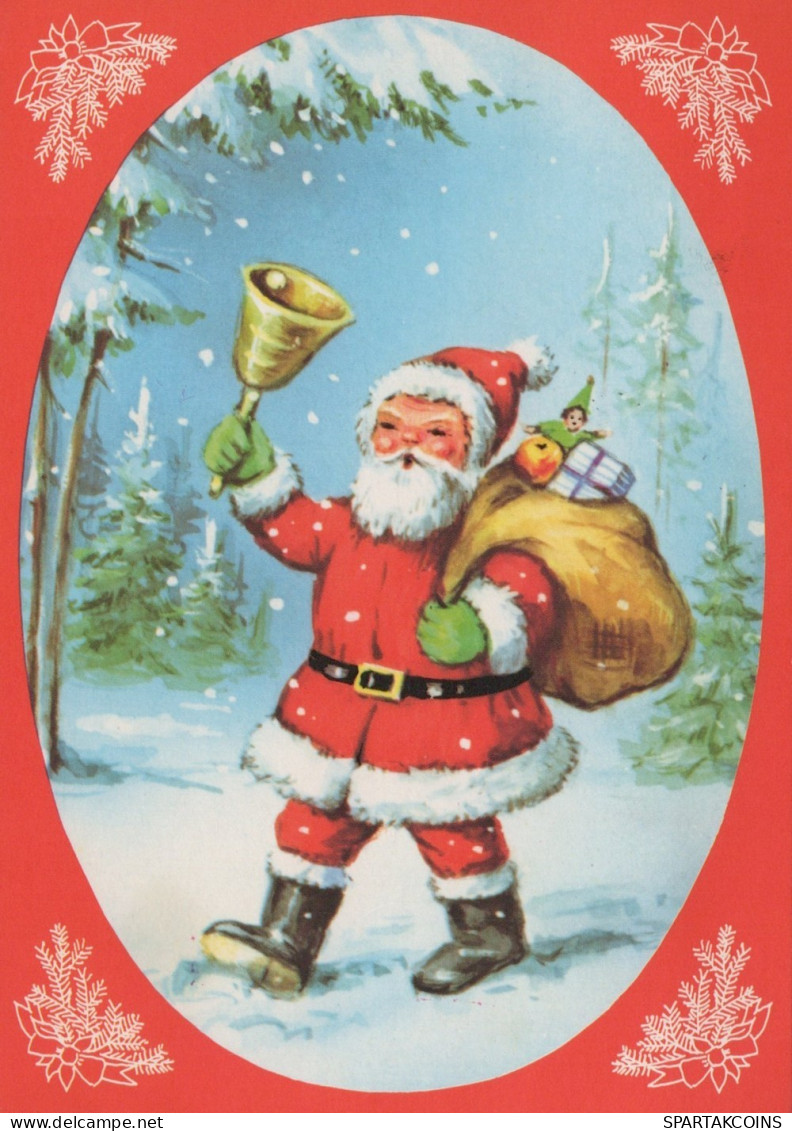 BABBO NATALE Natale Vintage Cartolina CPSM #PAJ704.A - Kerstman