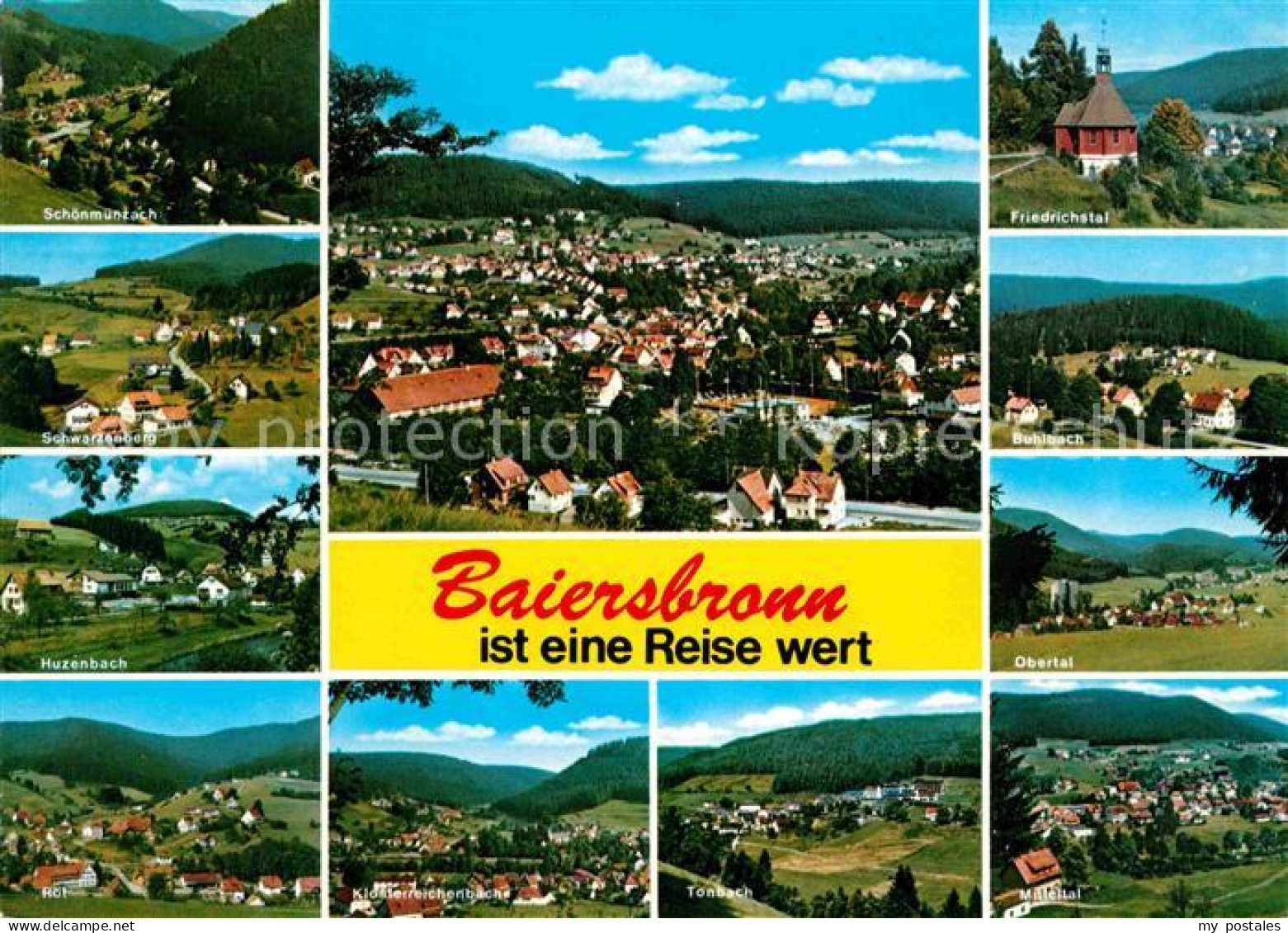 72723585 Baiersbronn Schwarzwald Und Umgebung Landschaftspanorama Baiersbronn - Baiersbronn