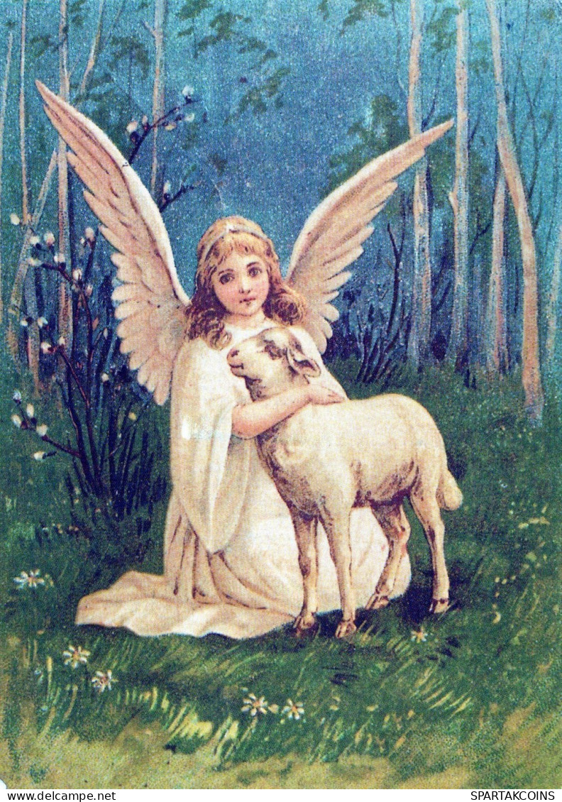 ENGEL WEIHNACHTSFERIEN Feiern & Feste Vintage Ansichtskarte Postkarte CPSM #PAJ114.A - Angels