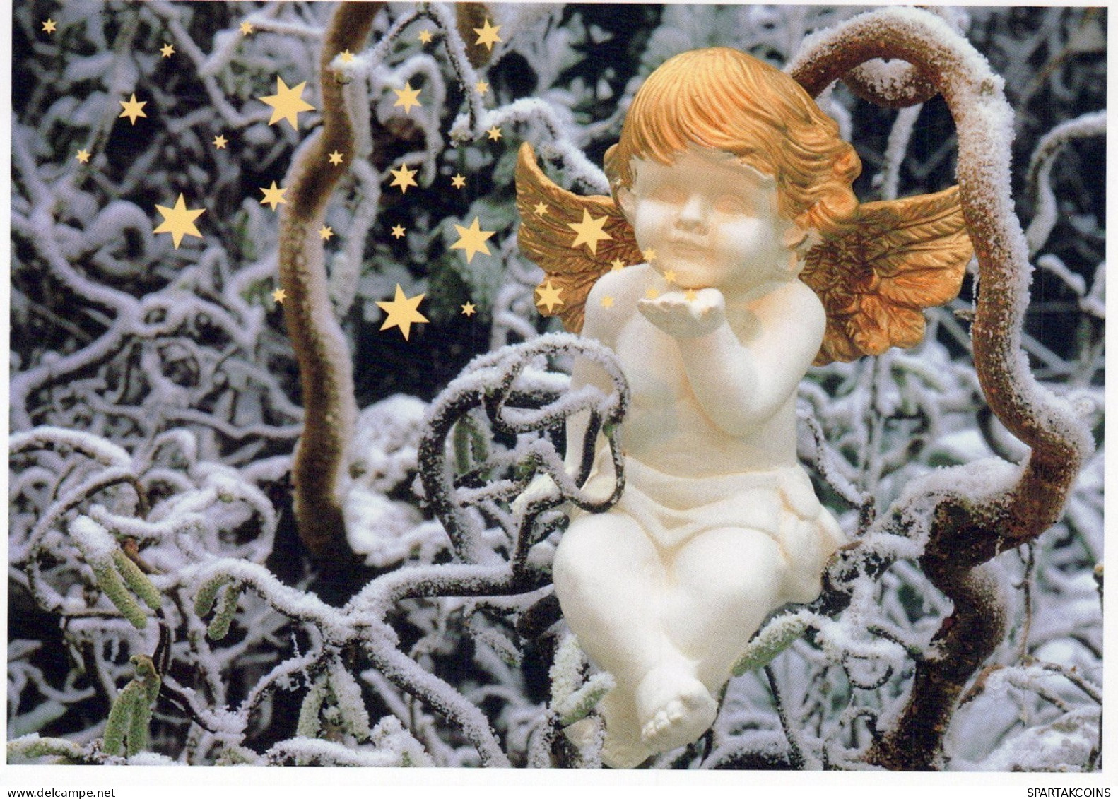 ANGE NOËL Vintage Carte Postale CPSM #PAJ057.A - Angels