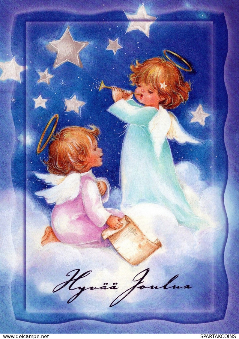 ANGE NOËL Vintage Carte Postale CPSM #PAH896.A - Angels