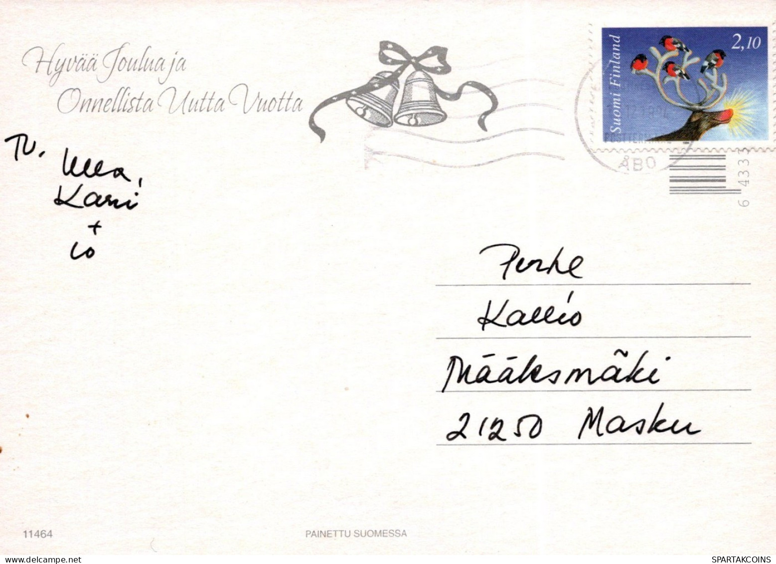 ENGEL WEIHNACHTSFERIEN Feiern & Feste Vintage Ansichtskarte Postkarte CPSM #PAG967.A - Engel