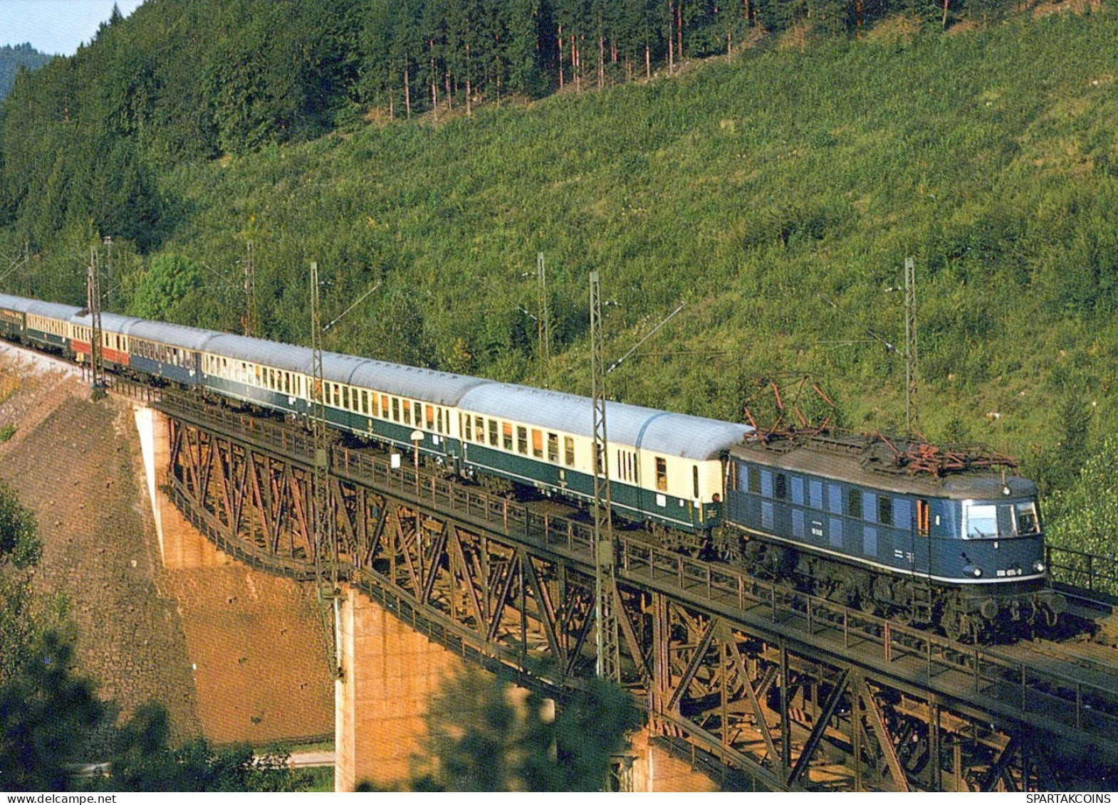 Transport FERROVIAIRE Vintage Carte Postale CPSM #PAA958.A - Treni