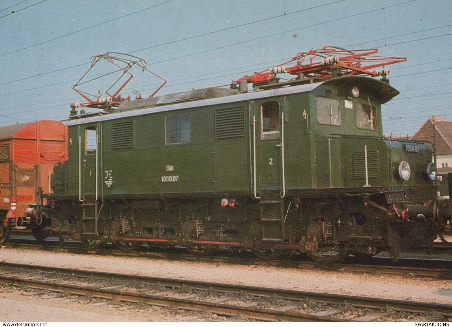 TREN TRANSPORTE Ferroviario Vintage Tarjeta Postal CPSM #PAA891.A - Treni