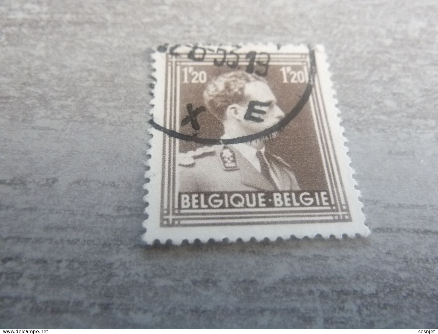 Belgique - Albert 1 - Val  1f.20 - Brun - Oblitéré - Année 1951 - - Used Stamps