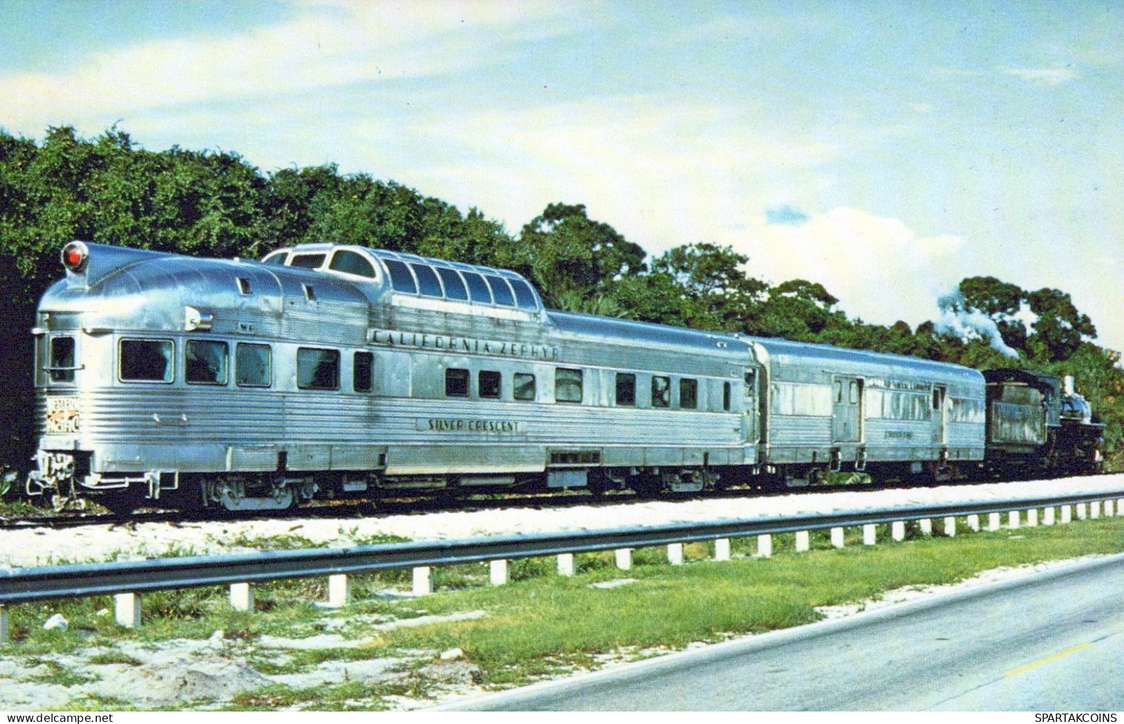 TRENO TRASPORTO FERROVIARIO Vintage Cartolina CPSMF #PAA428.A - Eisenbahnen