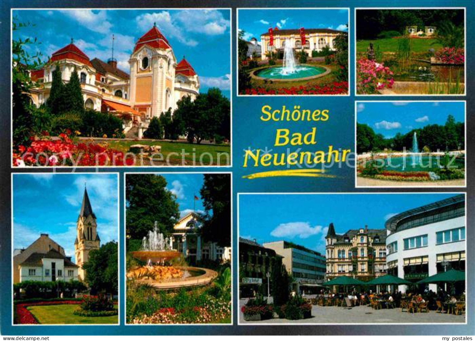 72723039 Bad Neuenahr-Ahrweiler Teilansichten Kurstadt Kurhaus Kirche Brunnen Ma - Bad Neuenahr-Ahrweiler