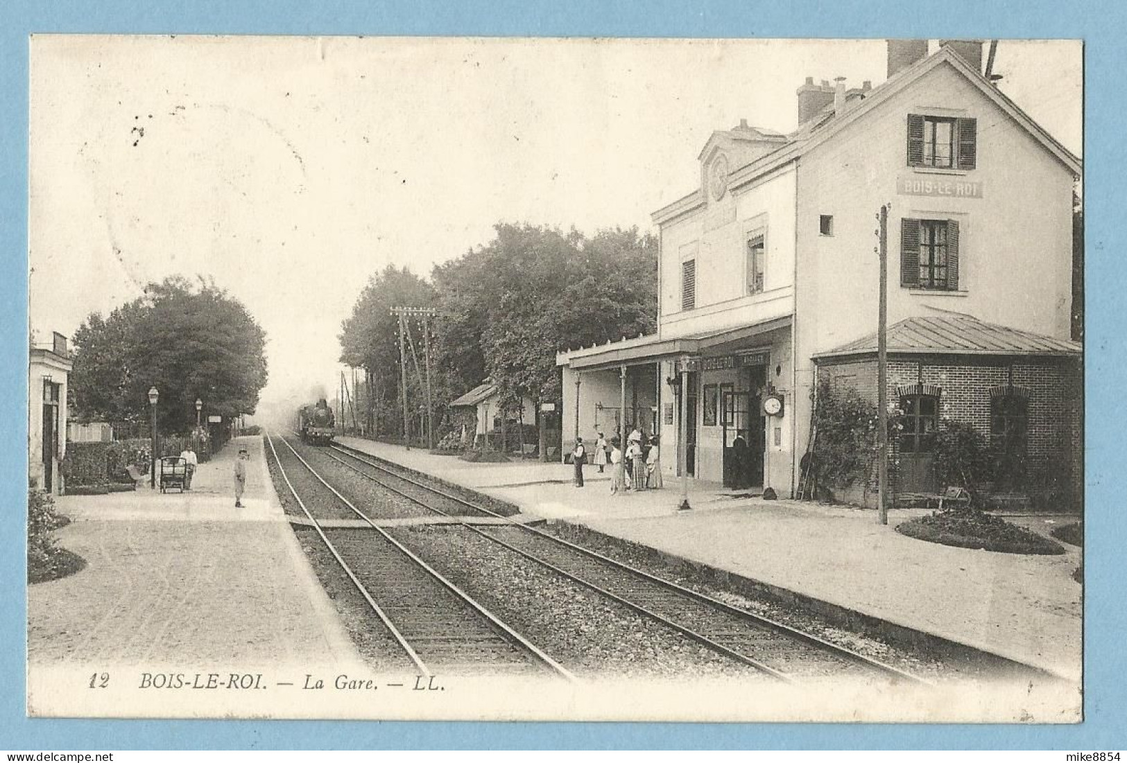 0352  CPA  BOIS-LE-ROI  (Seine Et Marne)   La Gare   -  Locomotive   +++++++++++++++++++ - Bois Le Roi