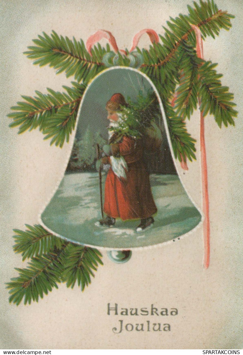 WEIHNACHTSMANN SANTA CLAUS Neujahr Weihnachten Vintage Ansichtskarte Postkarte CPSM #PAU615.A - Kerstman