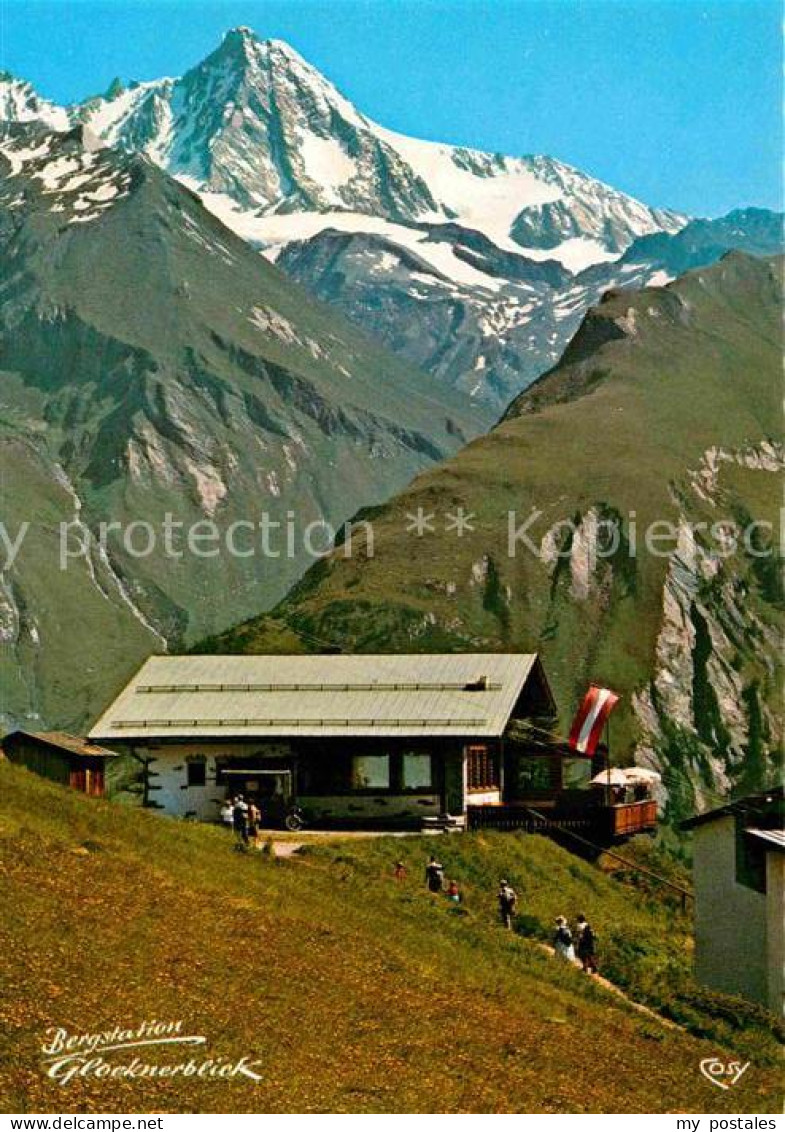 72722989 Kals Grossglockner Bergbahn Restaurant Glocknerblick Mit Grossglockner  - Altri & Non Classificati