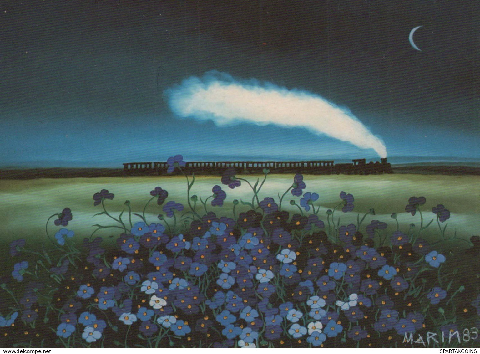 FIORI Vintage Cartolina CPSM #PAR645.A - Flowers