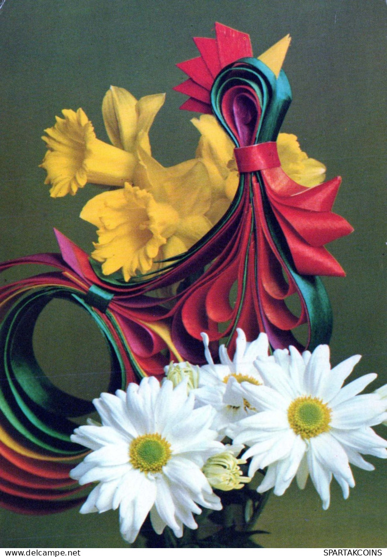 FIORI Vintage Cartolina CPSM #PAR085.A - Flowers