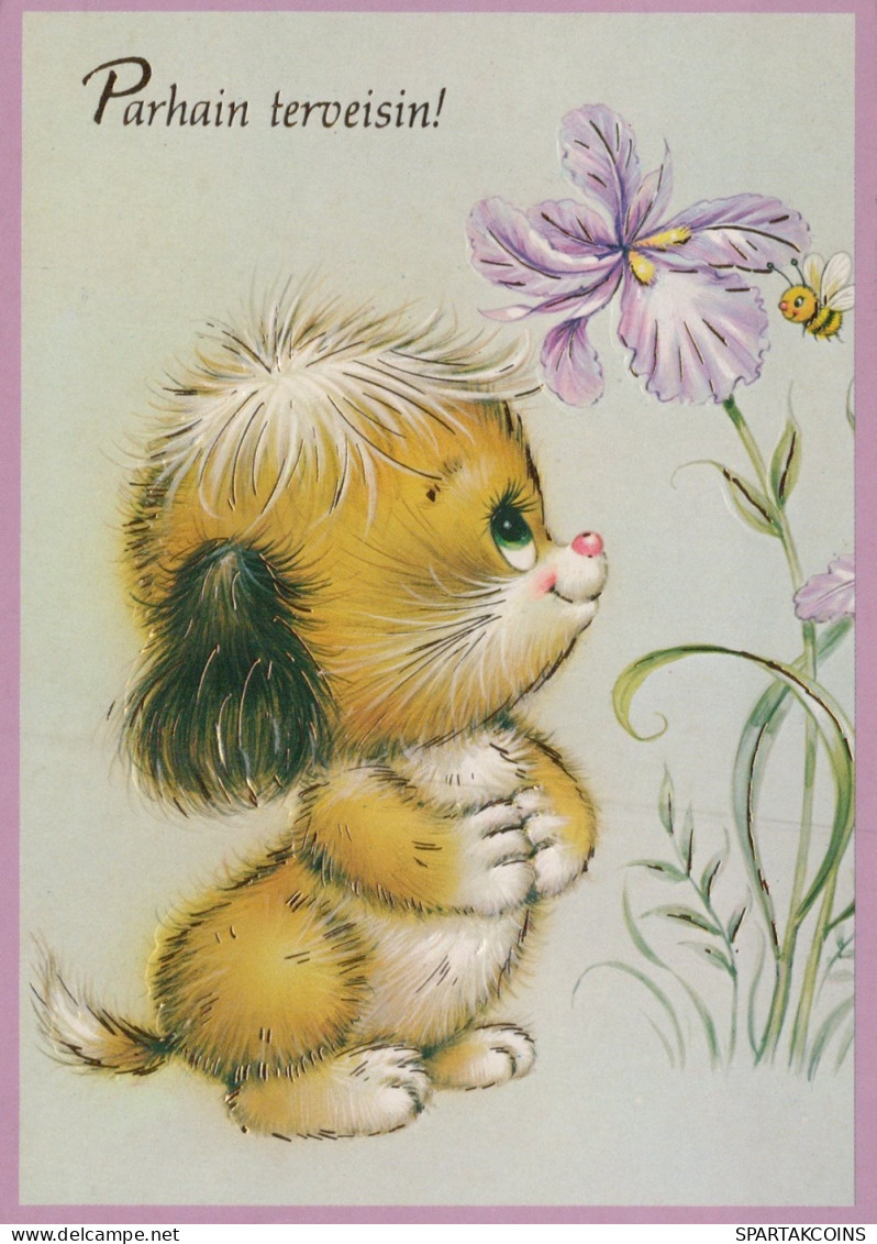 HUND Tier Vintage Ansichtskarte Postkarte CPSM #PAN841.A - Dogs