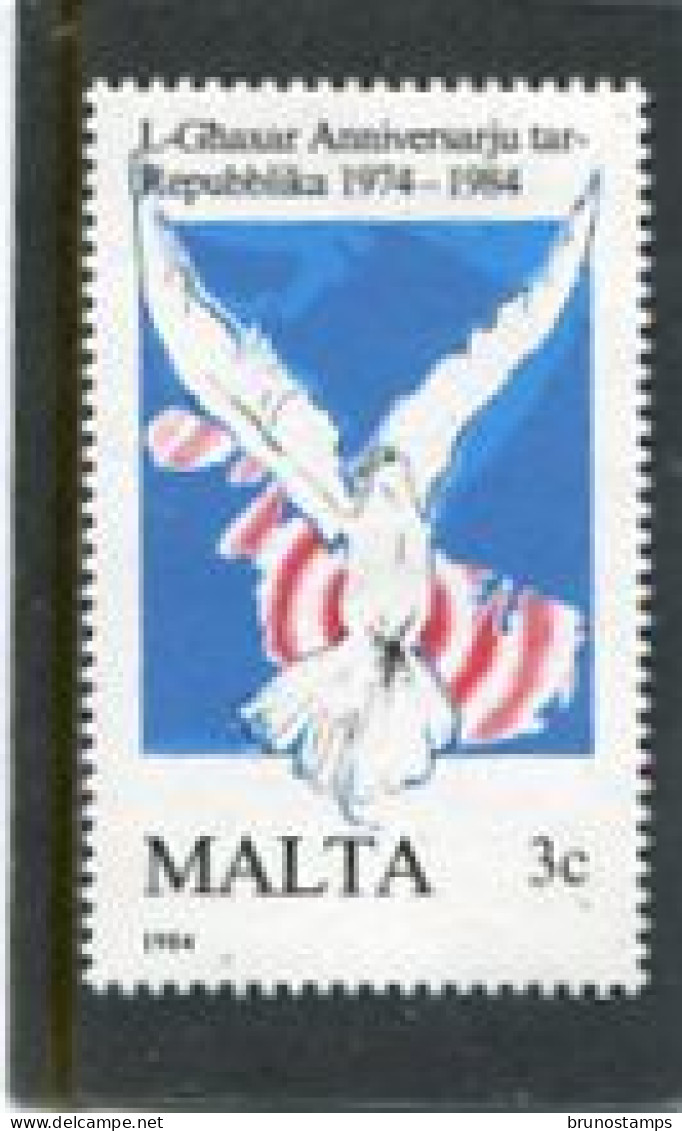 MALTA - 1984  3c  ANNIVERSARY OF REPUBLIC  MINT NH - Malta