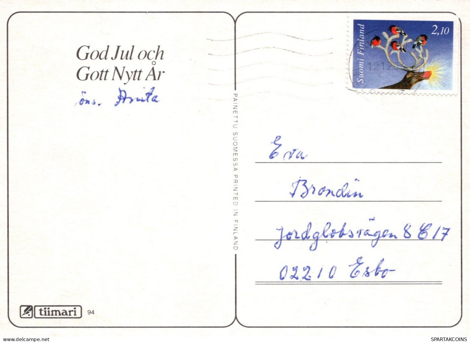 CHIEN Animaux Vintage Carte Postale CPSM #PAN600.A - Chiens