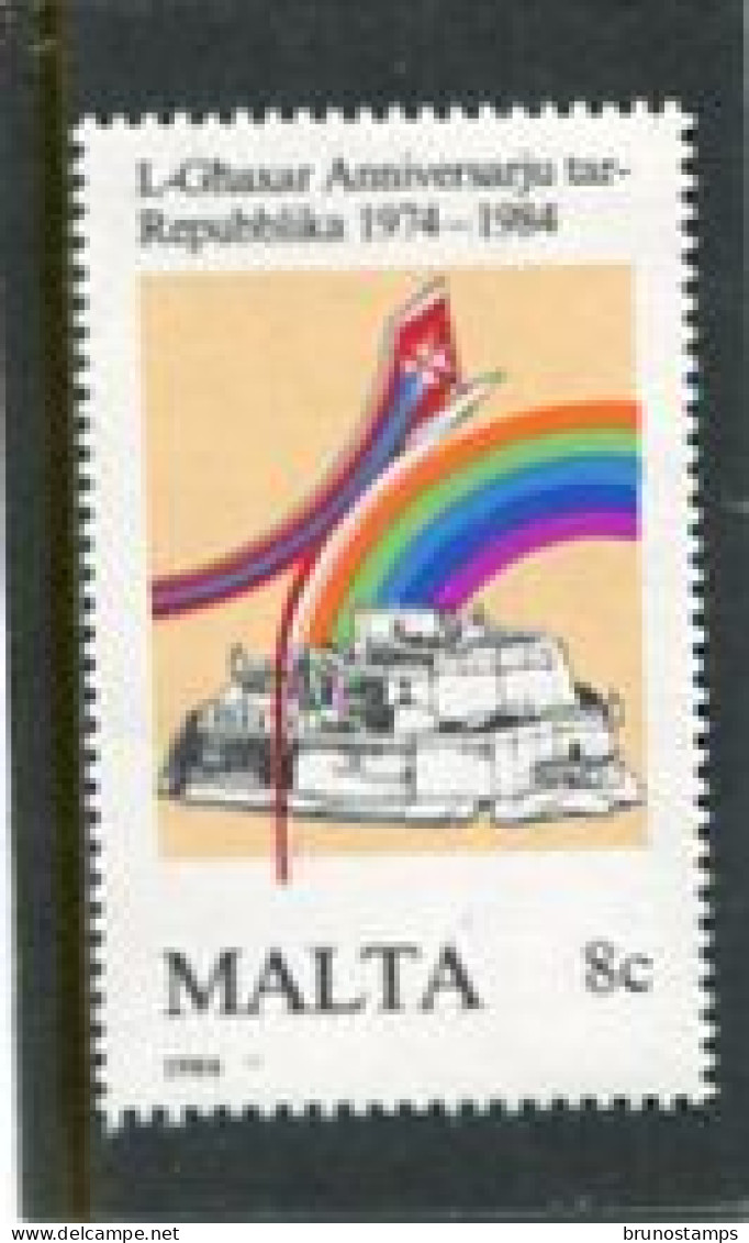 MALTA - 1984  8c  ANNIVERSARY OF REPUBLIC  MINT NH - Malte