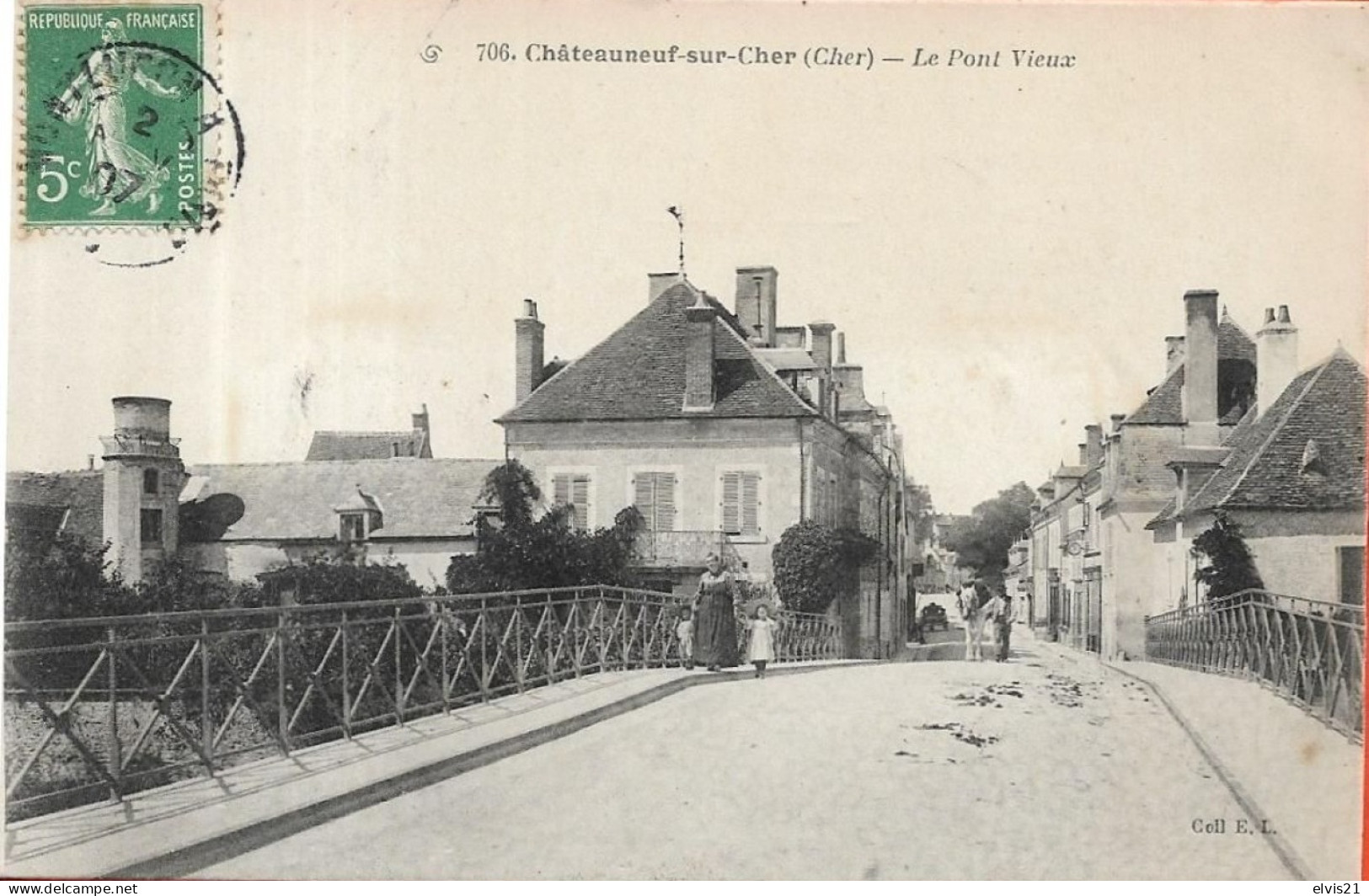 CHATEAUNEUF SUR CHER Le Pont Vieux - Chateauneuf Sur Cher