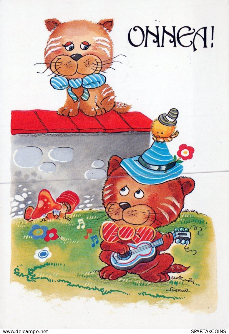 CAT KITTY Animals Vintage Postcard CPSM #PAM396.A - Chats