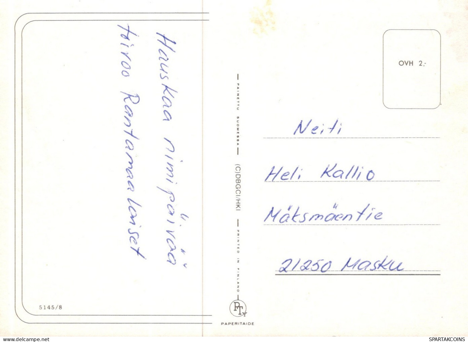 KATZE MIEZEKATZE Tier Vintage Ansichtskarte Postkarte CPSM #PAM260.A - Chats