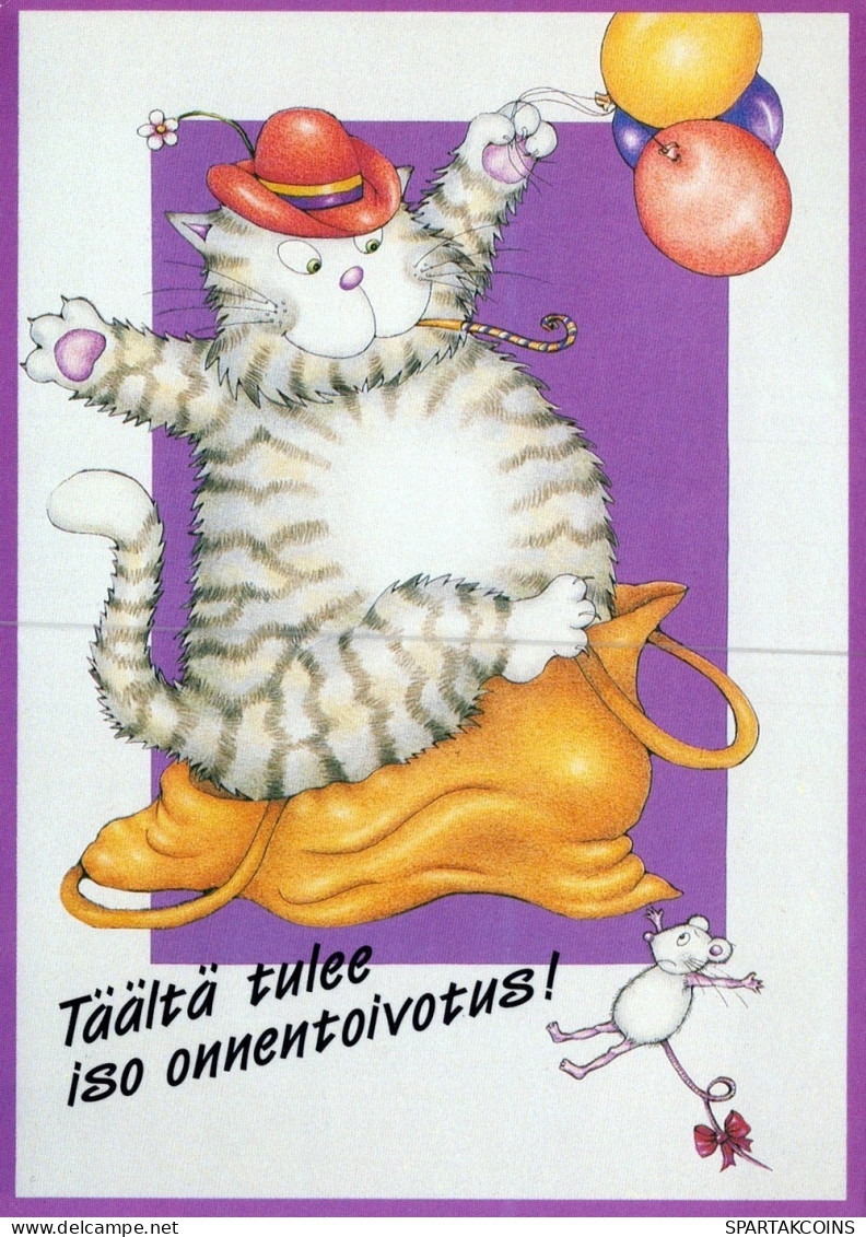 GATO GATITO Animales Vintage Tarjeta Postal CPSM #PAM132.A - Cats