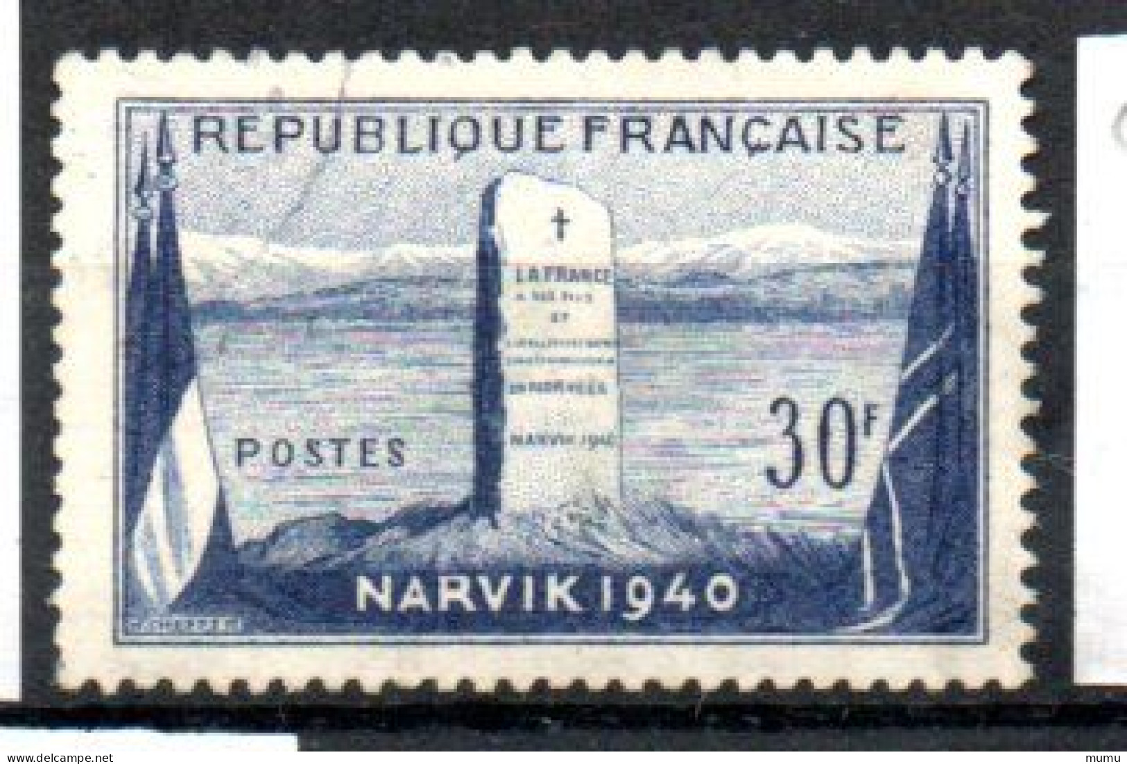FRANCE  OB CACHET ROND YT N°922 - Used Stamps