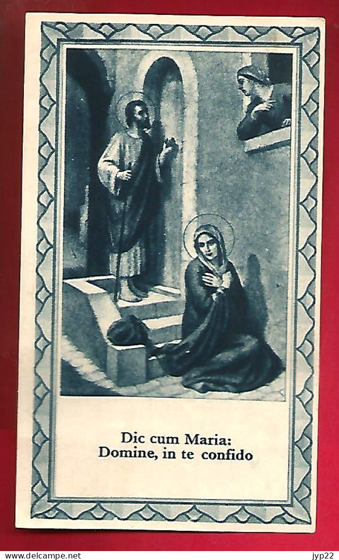 Image Pieuse Dic Cum Maria Domine In Te Confido - Mes De Les Flors - Espagnol - Est. La Milagrosa Alt DeS. Pere N° 9 - Devotion Images