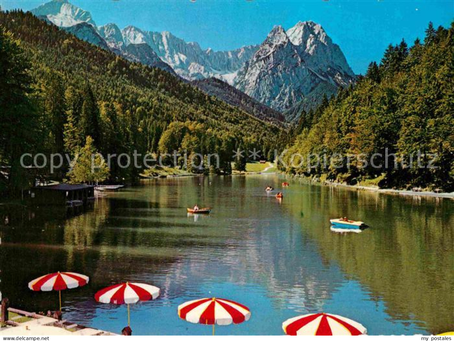 72722039 Garmisch-Partenkirchen Riessersee Bootfahren Alpenblick Garmisch-Parten - Garmisch-Partenkirchen