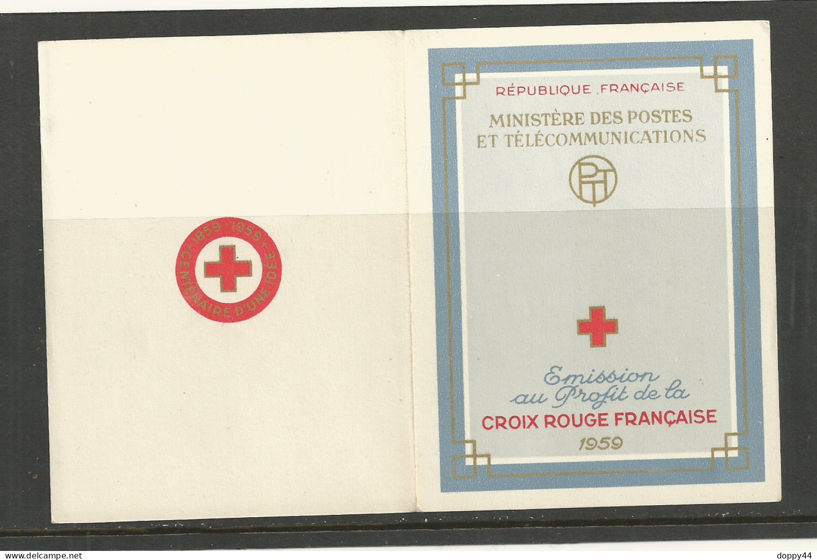 CARNET CROIX ROUGE N° 2008 ANNEE 1959 NEUF SUPERBE +CACHET PJ + SIGNATURE  GRAVEUR COTE 50 EUROS. - Red Cross