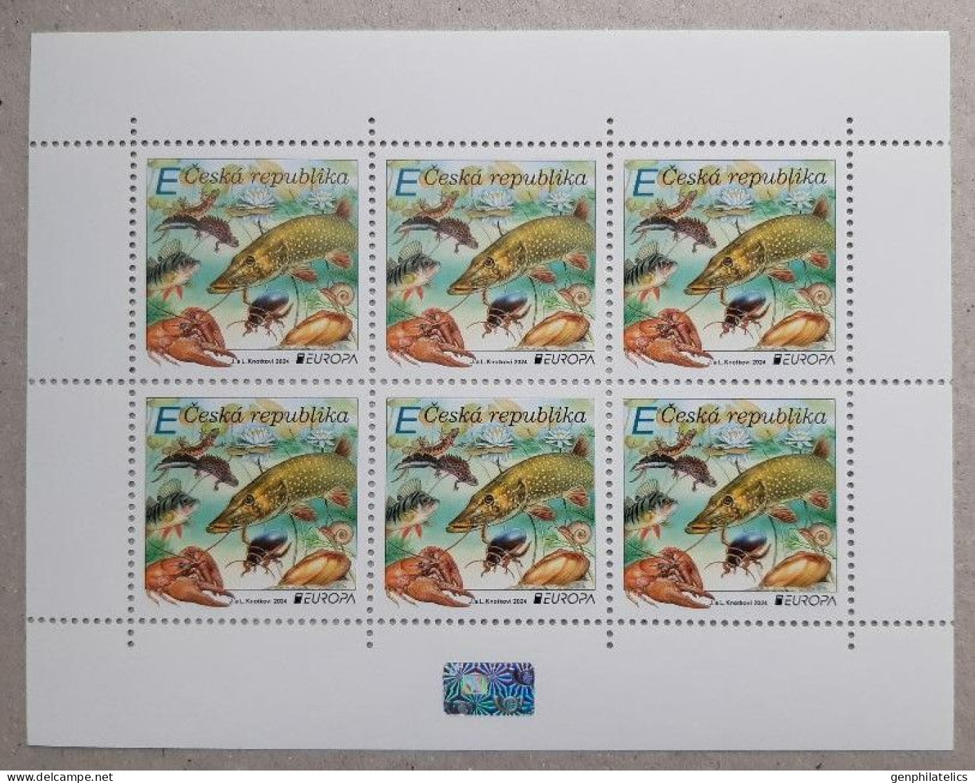 CZECH REPUBLIC 2024 Europa CEPT. Underwater Fauna & Flora - Fine S/S MNH - Ongebruikt