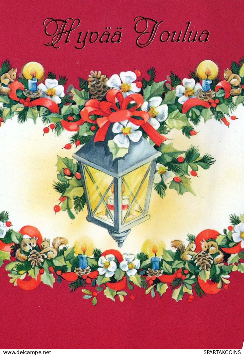 Feliz Año Navidad VELA Vintage Tarjeta Postal CPSM #PAV973.A - Neujahr
