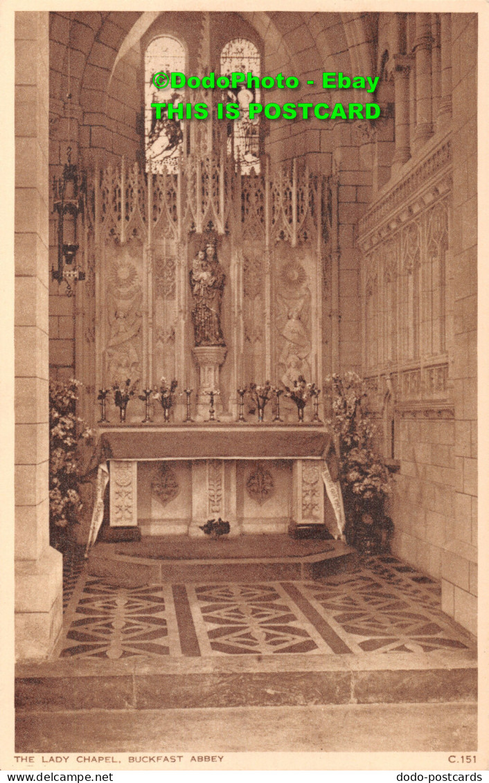 R420943 Buckfast Abbey. The Lady Chapel. Photochrom - World