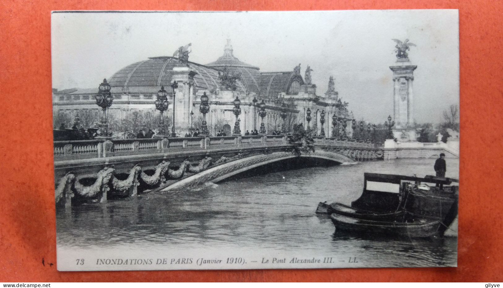 CPA (75) Inondations De Paris.1910. Le Pont Alexandre III. (7A.834) - Überschwemmung 1910