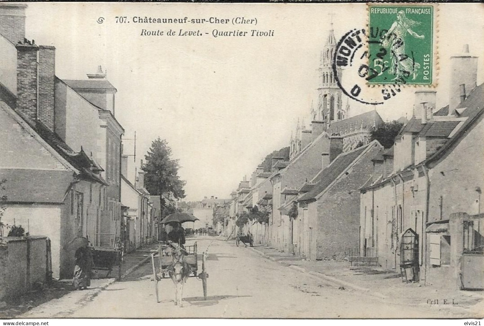CHATEAUNEUF SUR CHER Route De Levet. Quartier Tivoli - Chateauneuf Sur Cher