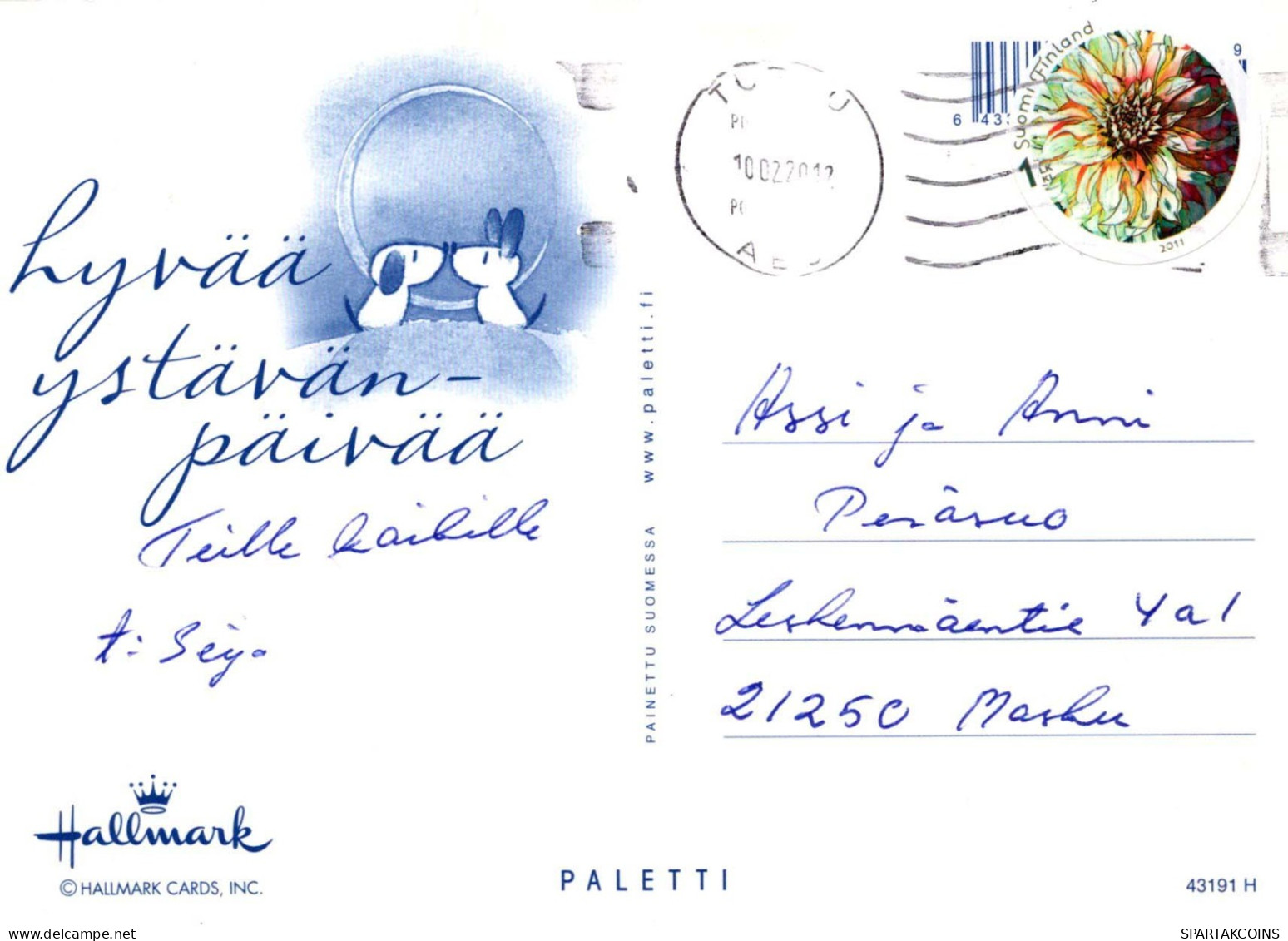PERRO Animales Vintage Tarjeta Postal CPSM #PBQ584.A - Chiens