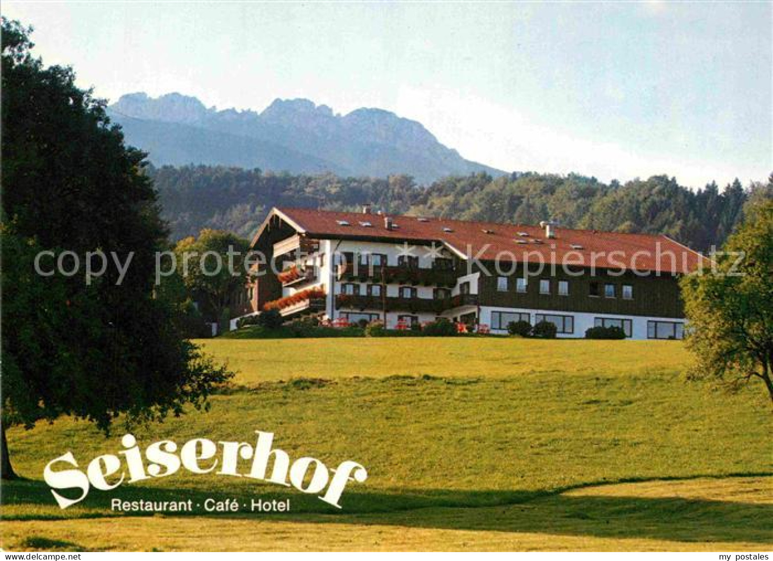 72721922 Bernau Chiemsee Seiserhof Restaurant Caf? Hotel Bernau - Andere & Zonder Classificatie
